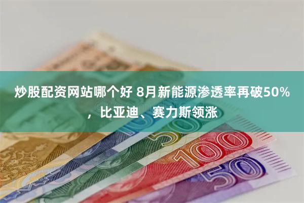 炒股配资网站哪个好 8月新能源渗透率再破50%，比亚迪、赛力斯领涨