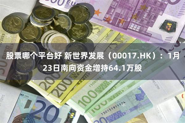 股票哪个平台好 新世界发展（00017.HK）：1月23日南向资金增持64.1万股